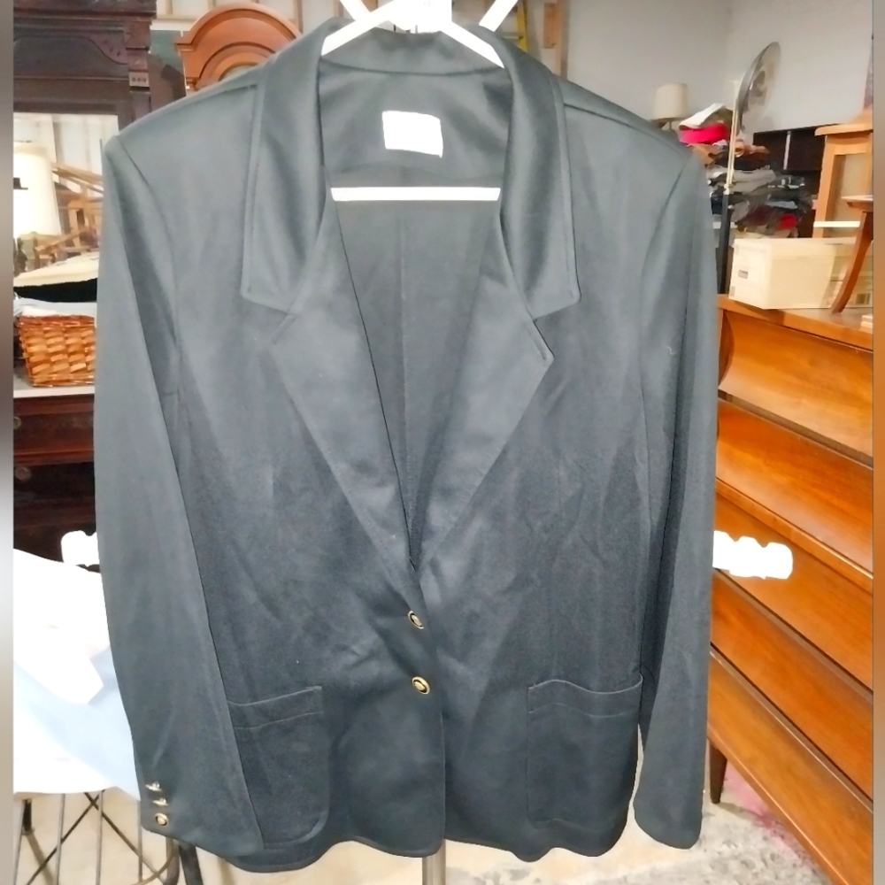 Vintage Cape Cod Match Mates Black Women's Blazer
